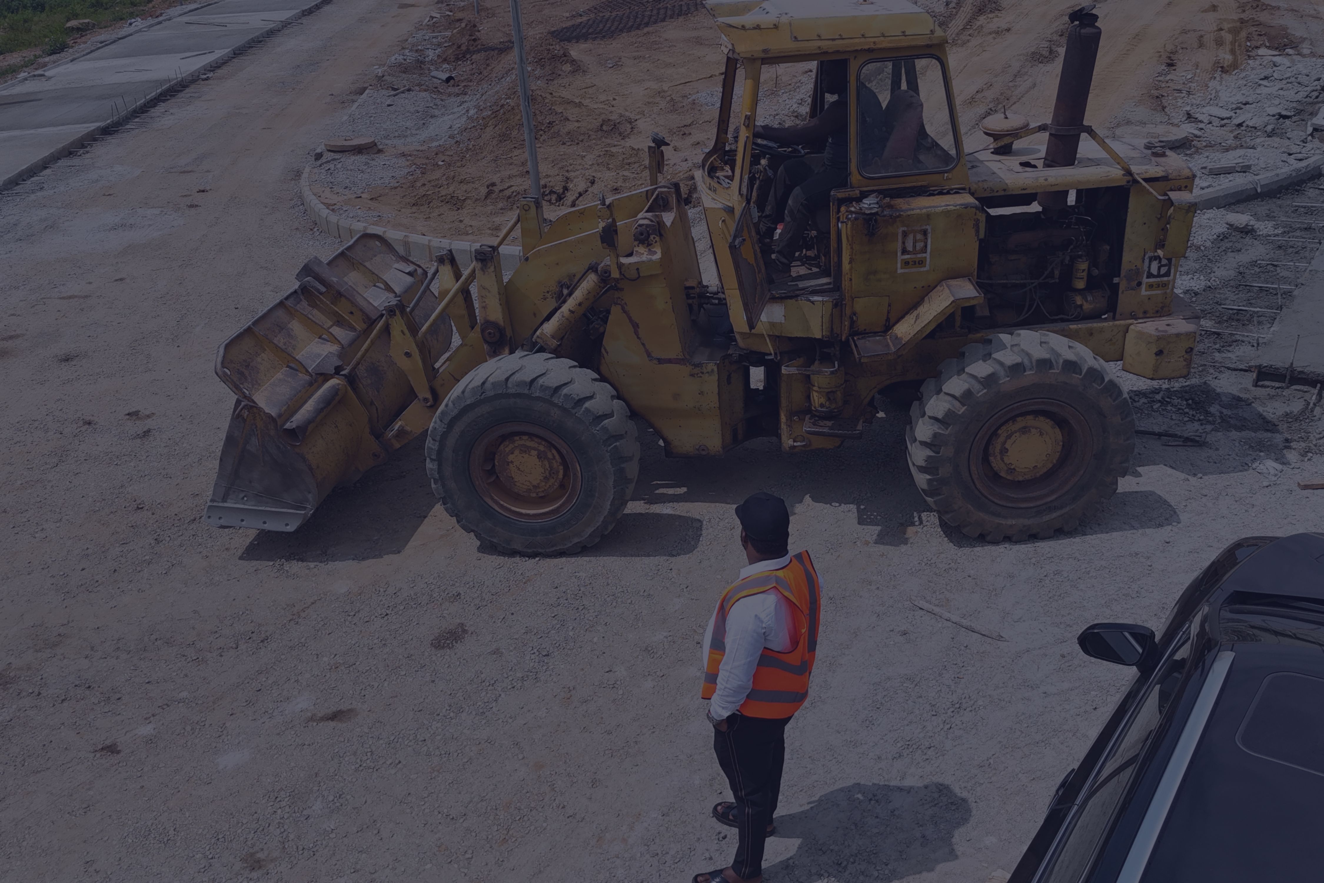 Hero background image of a modern real estate development